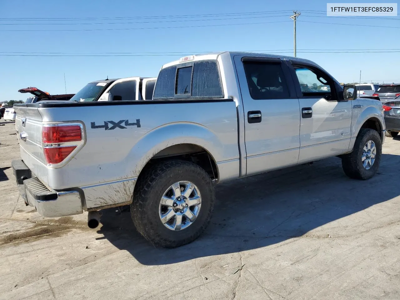 2014 Ford F150 Supercrew VIN: 1FTFW1ET3EFC85329 Lot: 76775144