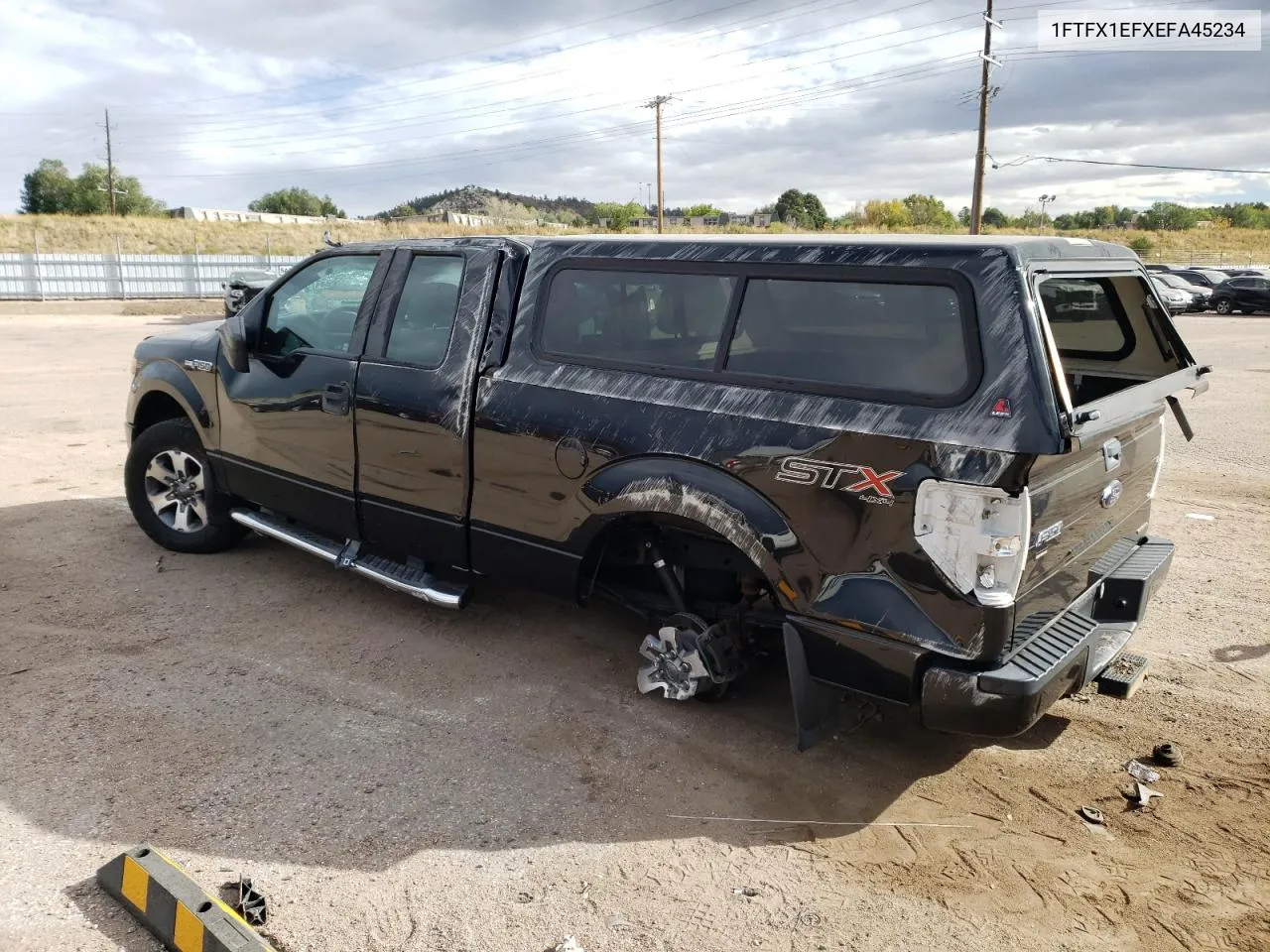 2014 Ford F150 Super Cab VIN: 1FTFX1EFXEFA45234 Lot: 76807314