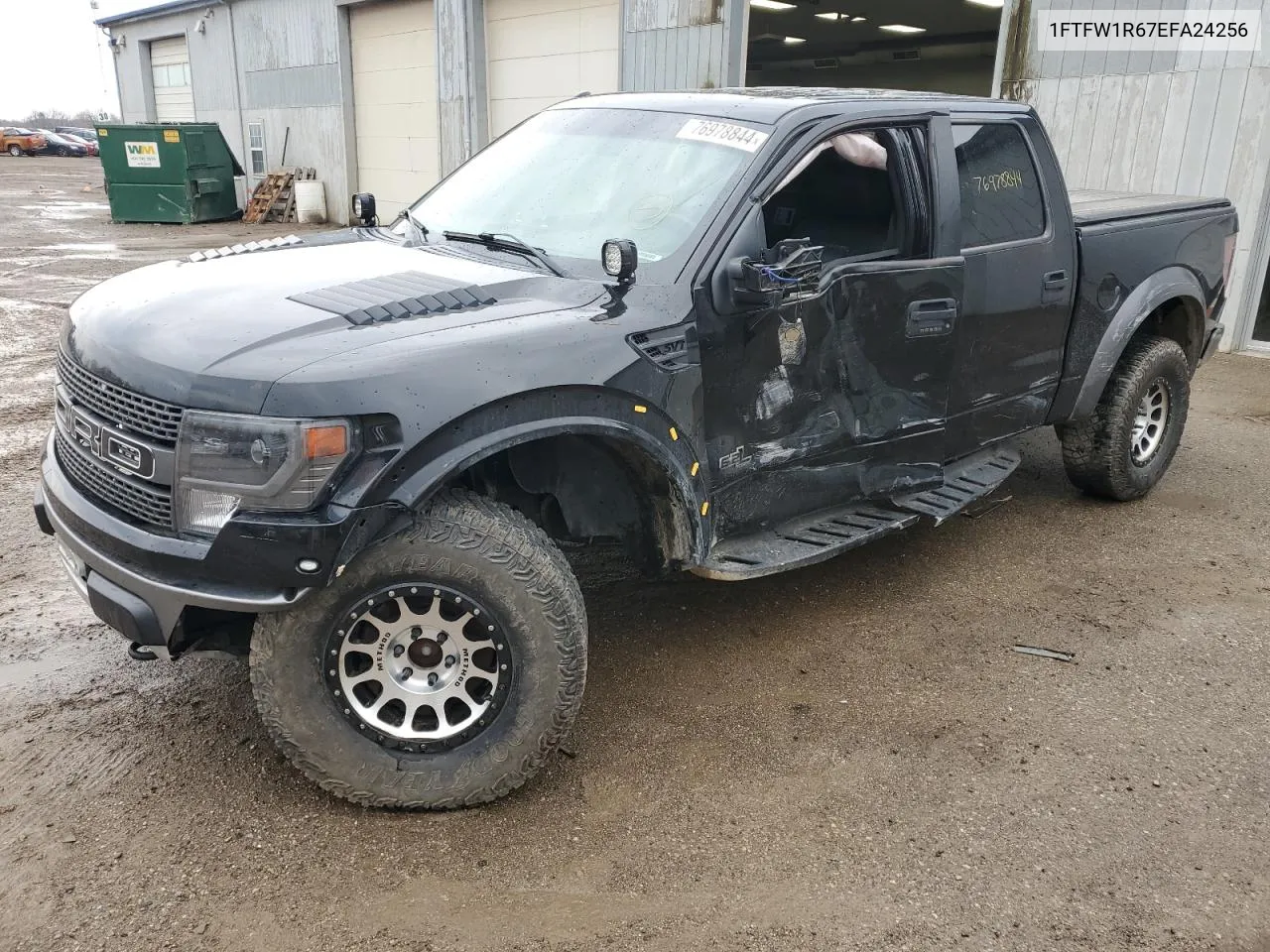 2014 Ford F150 Svt Raptor VIN: 1FTFW1R67EFA24256 Lot: 76978844