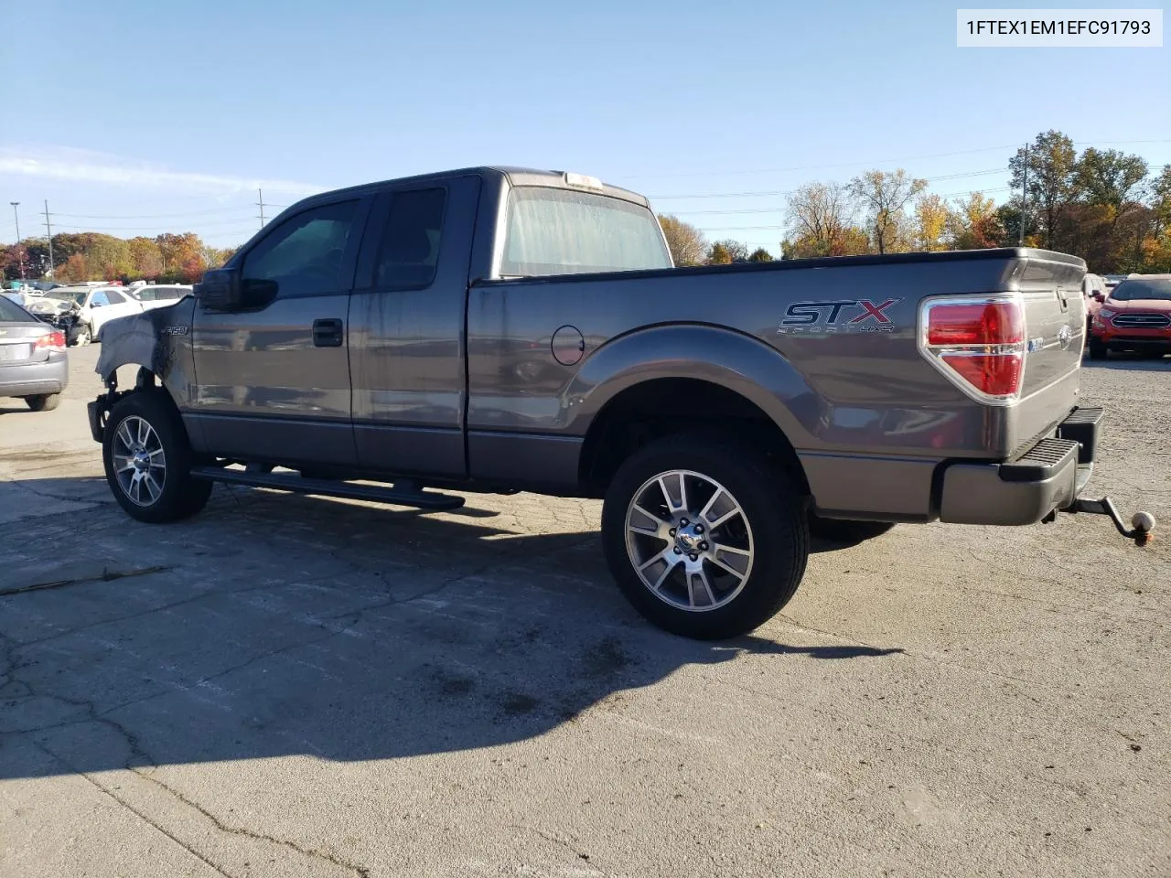 2014 Ford F150 Super Cab VIN: 1FTEX1EM1EFC91793 Lot: 77191924