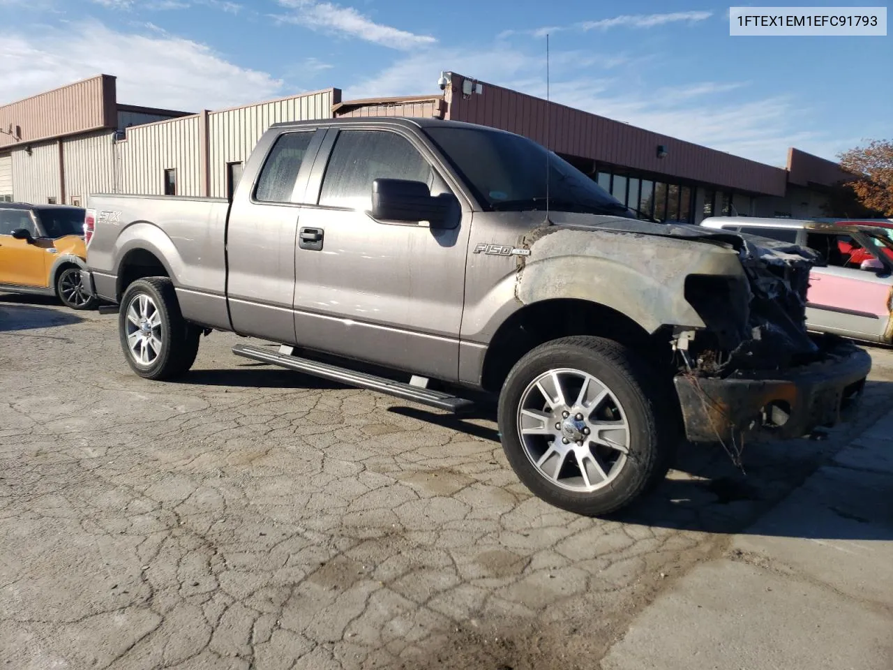 2014 Ford F150 Super Cab VIN: 1FTEX1EM1EFC91793 Lot: 77191924