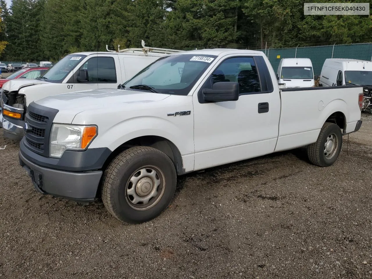 2014 Ford F150 VIN: 1FTNF1CF5EKD40430 Lot: 77198734