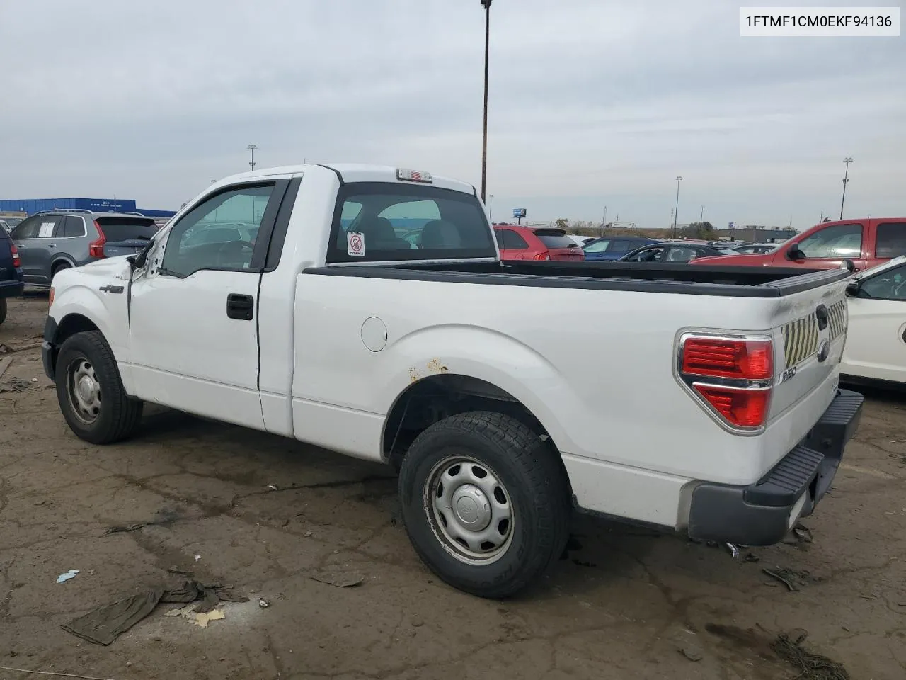 2014 Ford F150 VIN: 1FTMF1CM0EKF94136 Lot: 77608874