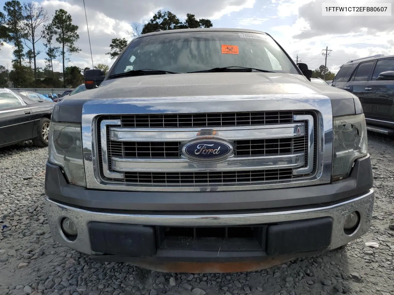 2014 Ford F150 Supercrew VIN: 1FTFW1CT2EFB80607 Lot: 78041384