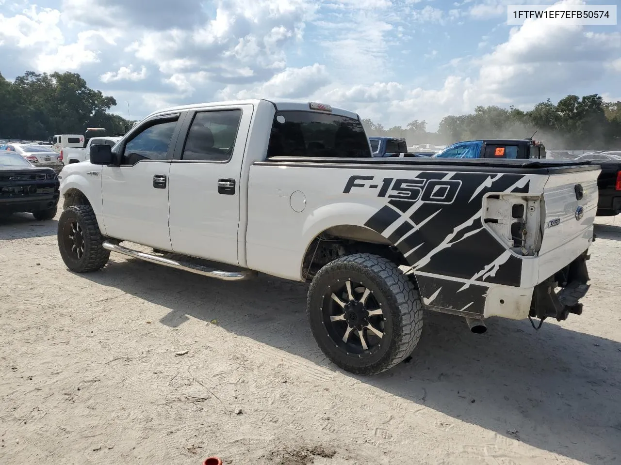 1FTFW1EF7EFB50574 2014 Ford F150 Supercrew