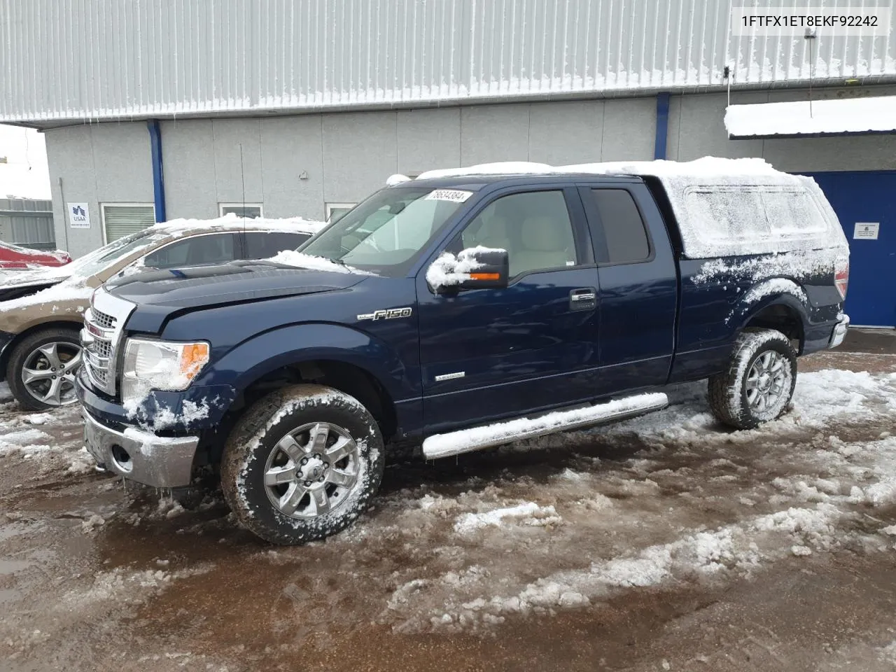 2014 Ford F150 Super Cab VIN: 1FTFX1ET8EKF92242 Lot: 78634384