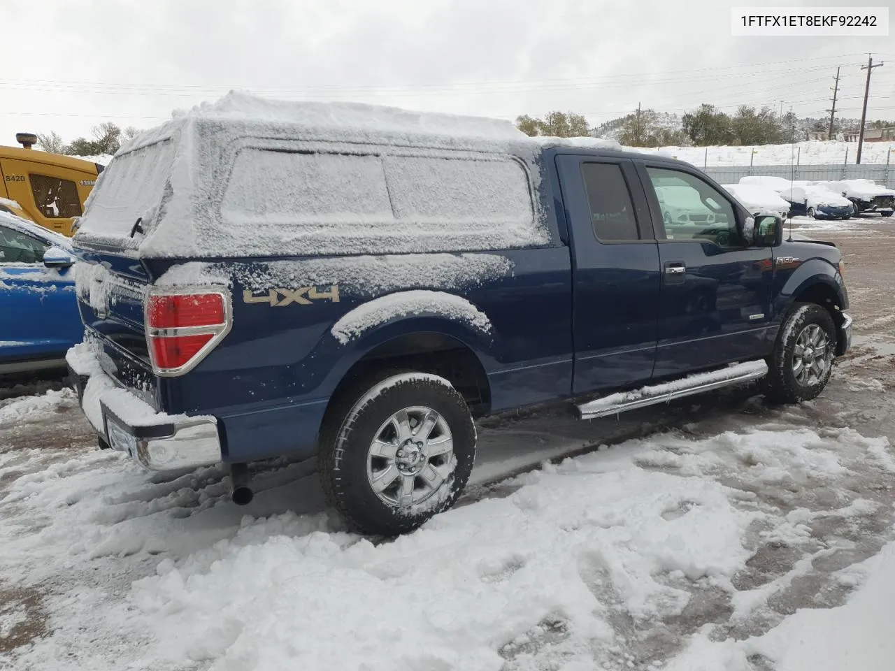 2014 Ford F150 Super Cab VIN: 1FTFX1ET8EKF92242 Lot: 78634384