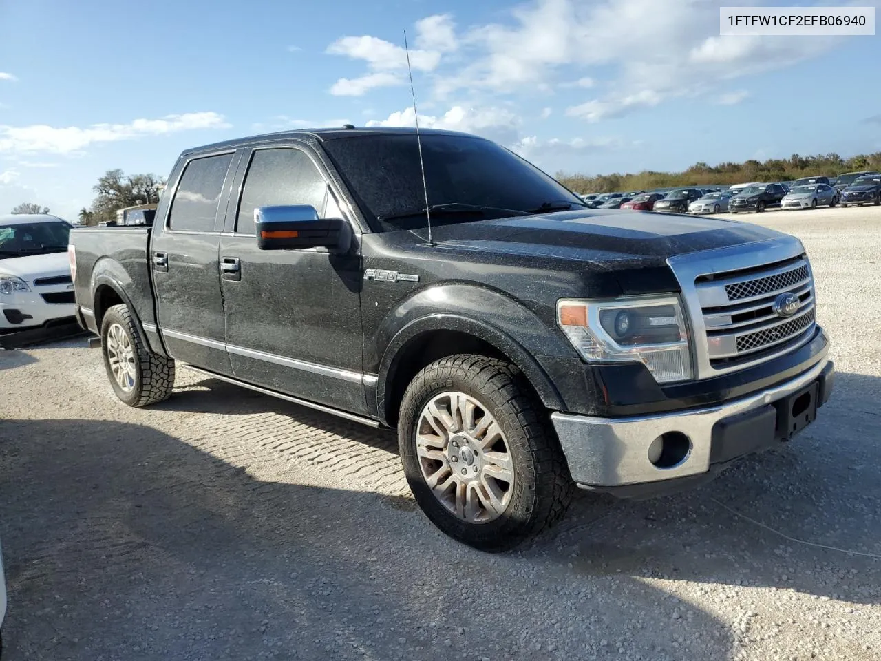 2014 Ford F150 Supercrew VIN: 1FTFW1CF2EFB06940 Lot: 78720914