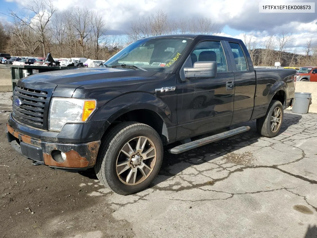 2014 Ford F150 Super Cab VIN: 1FTFX1EF1EKD08573 Lot: 79635074