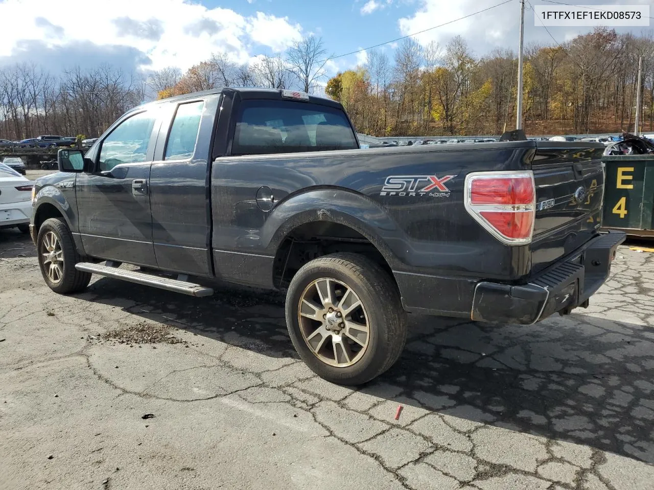 2014 Ford F150 Super Cab VIN: 1FTFX1EF1EKD08573 Lot: 79635074