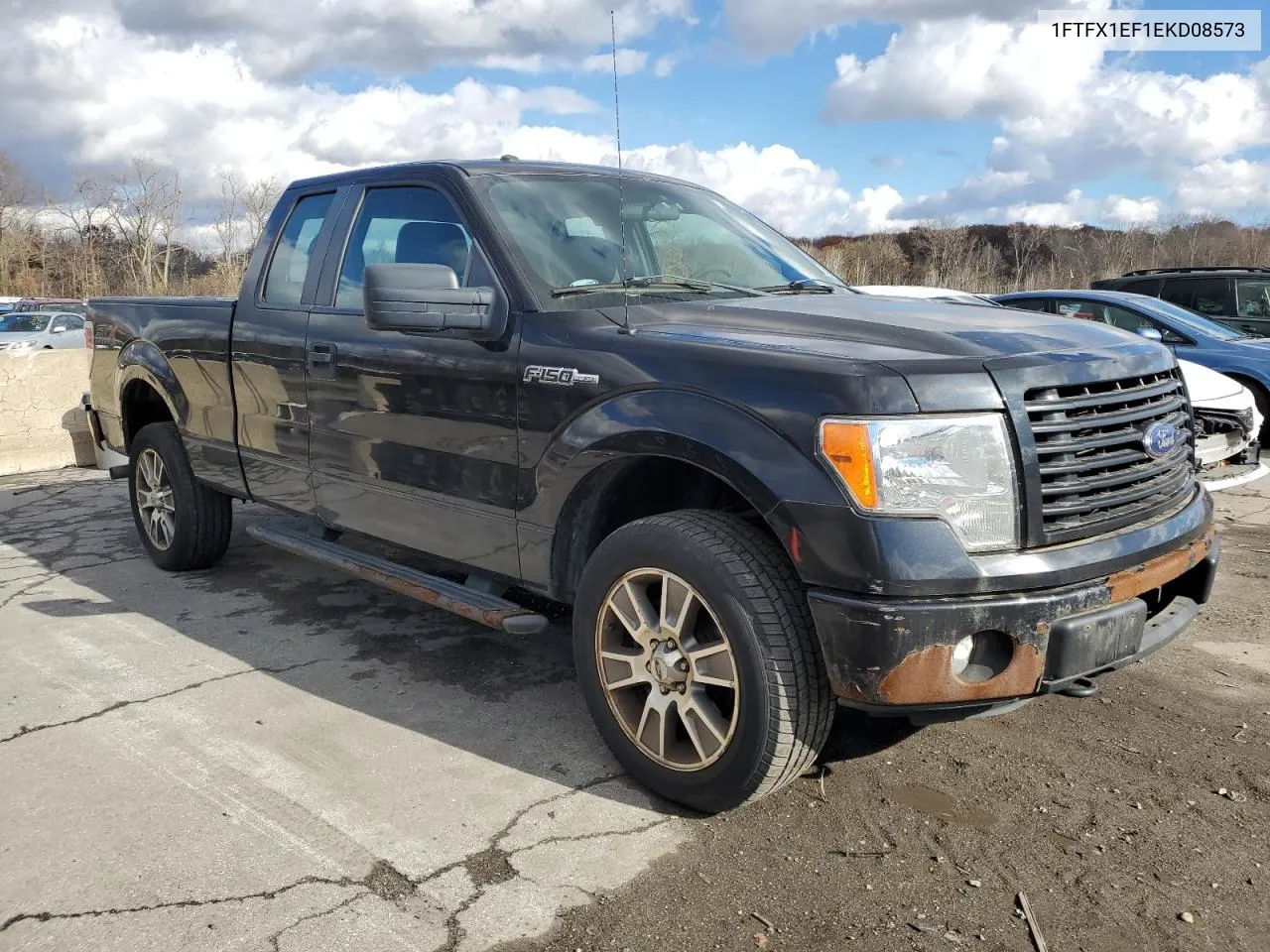 2014 Ford F150 Super Cab VIN: 1FTFX1EF1EKD08573 Lot: 79635074