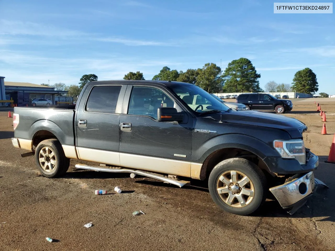 2014 Ford F150 Supercrew VIN: 1FTFW1CT3EKD24897 Lot: 79678304