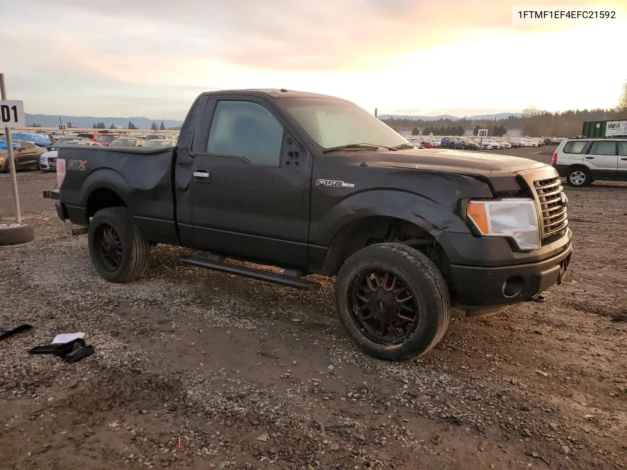 2014 Ford F150 VIN: 1FTMF1EF4EFC21592 Lot: 79848644