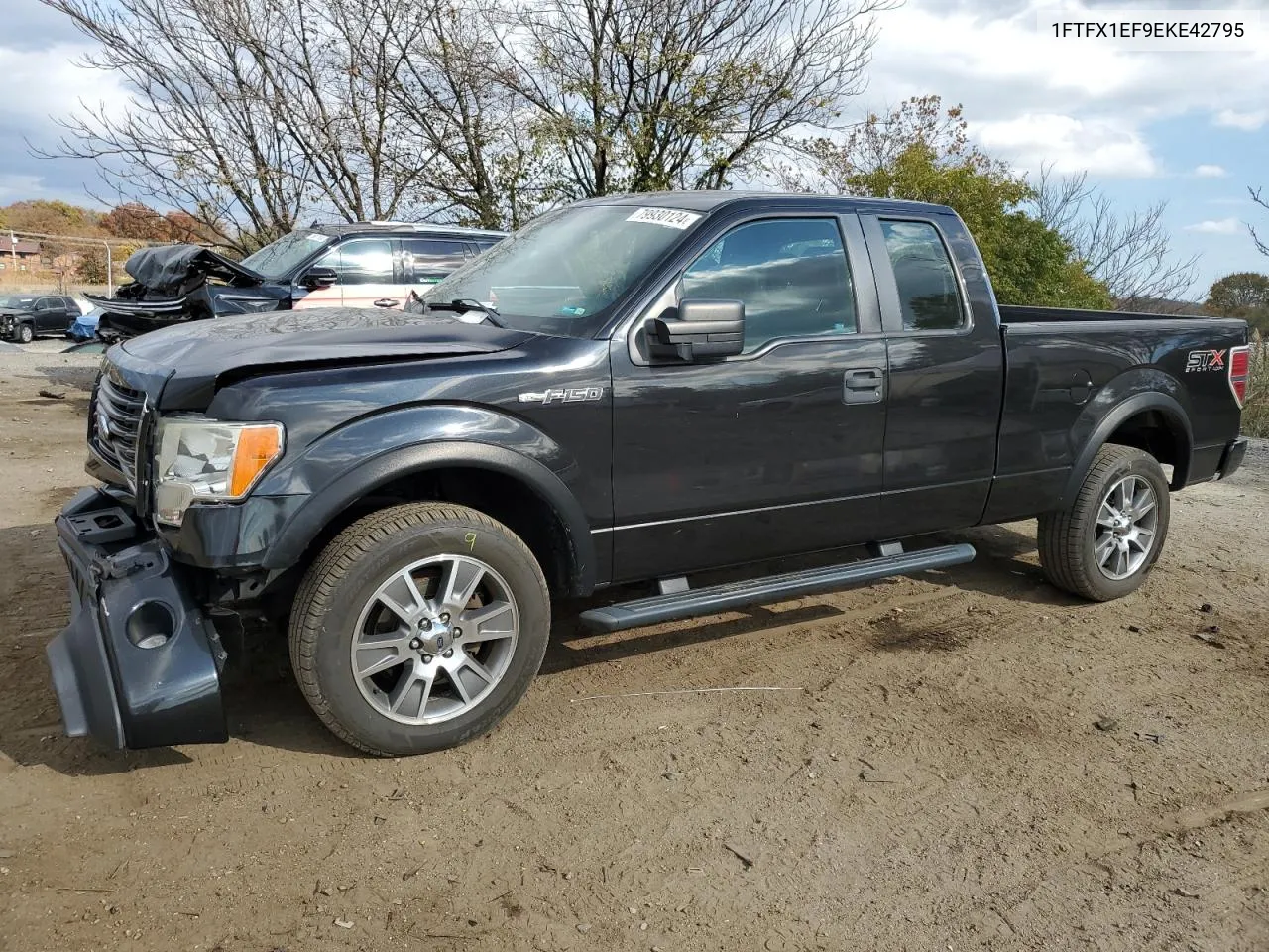 2014 Ford F150 Super Cab VIN: 1FTFX1EF9EKE42795 Lot: 79930124