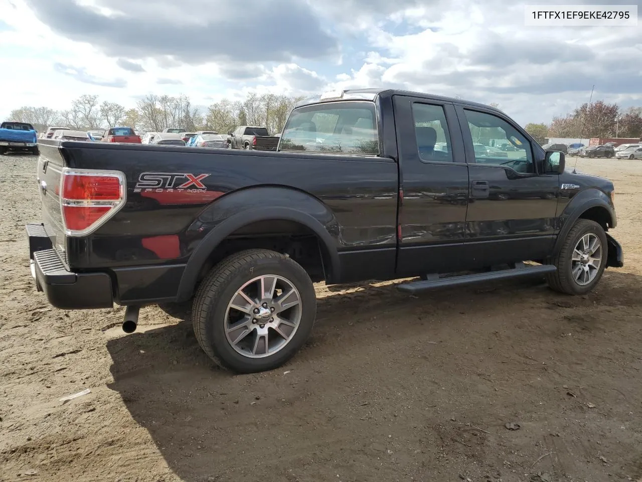 2014 Ford F150 Super Cab VIN: 1FTFX1EF9EKE42795 Lot: 79930124