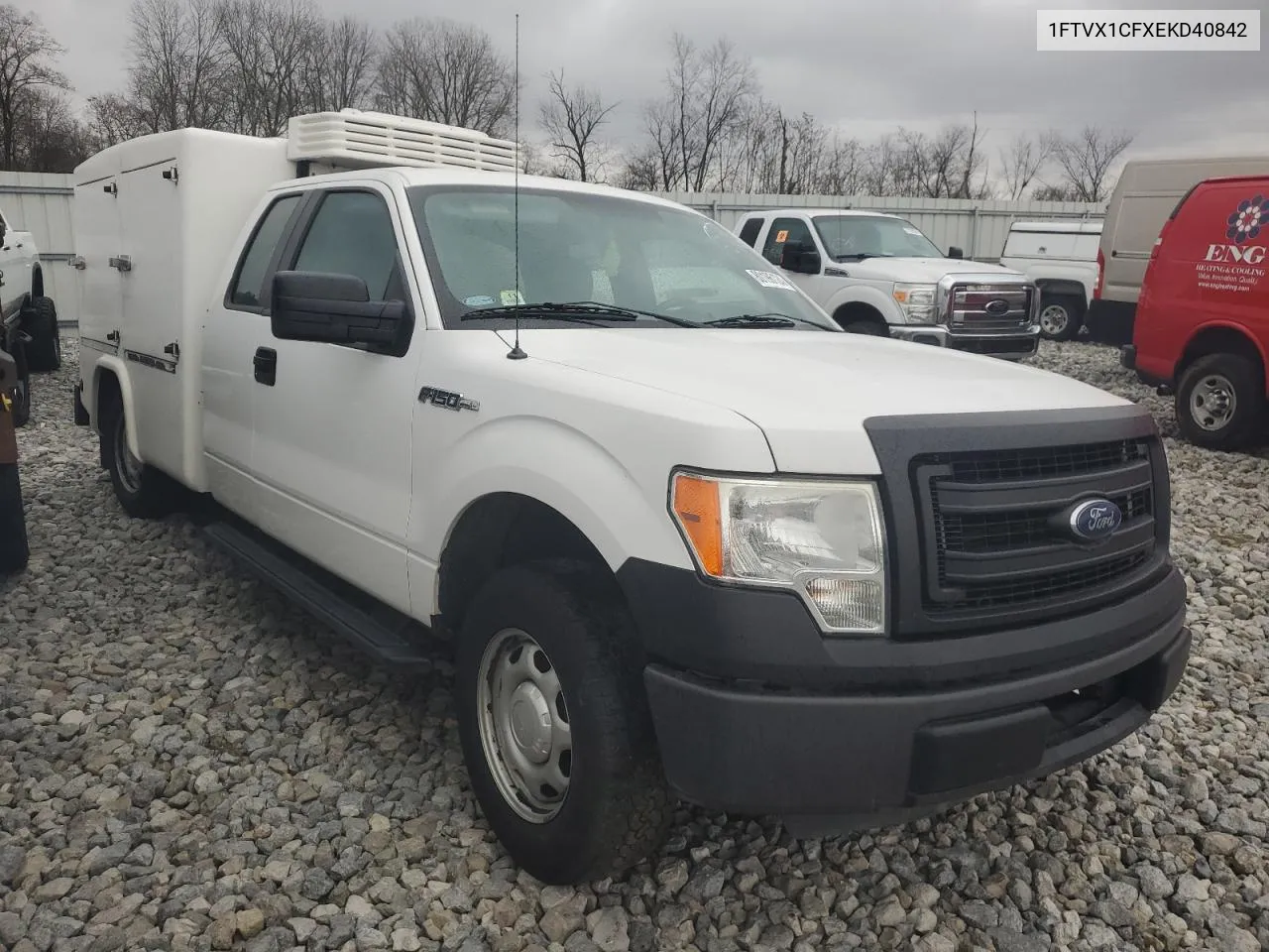 2014 Ford F150 Super Cab VIN: 1FTVX1CFXEKD40842 Lot: 80196124