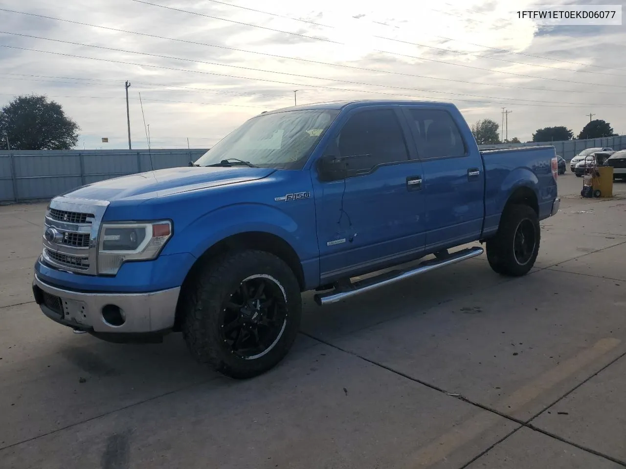 2014 Ford F150 Supercrew VIN: 1FTFW1ET0EKD06077 Lot: 80288484