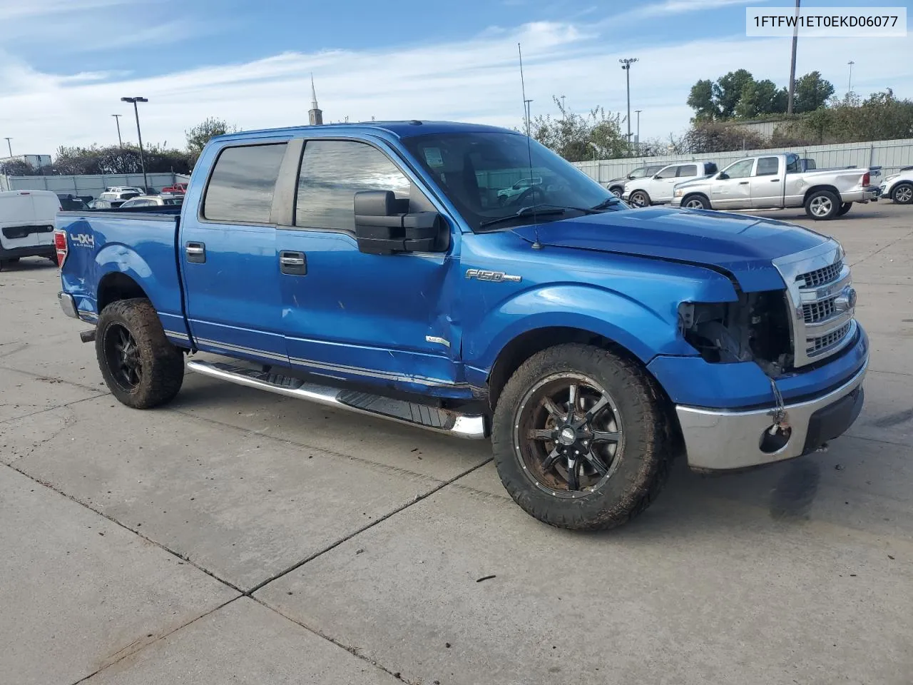 2014 Ford F150 Supercrew VIN: 1FTFW1ET0EKD06077 Lot: 80288484