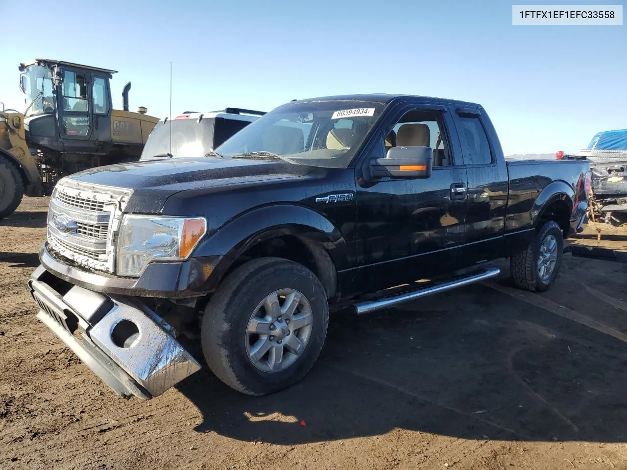 2014 Ford F150 Super Cab VIN: 1FTFX1EF1EFC33558 Lot: 80394934