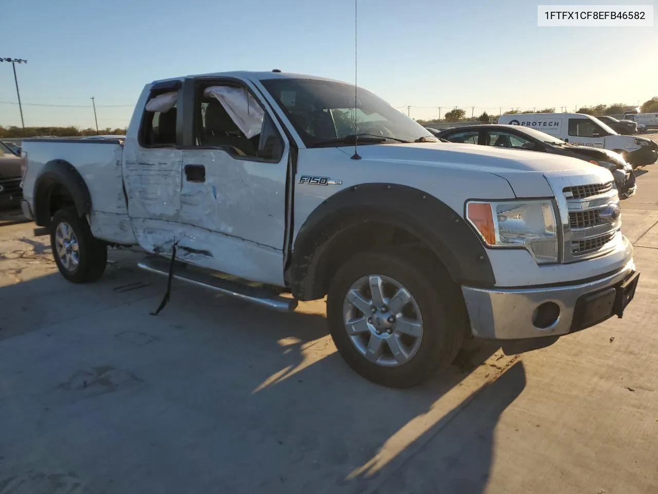 2014 Ford F150 Super Cab VIN: 1FTFX1CF8EFB46582 Lot: 80493834