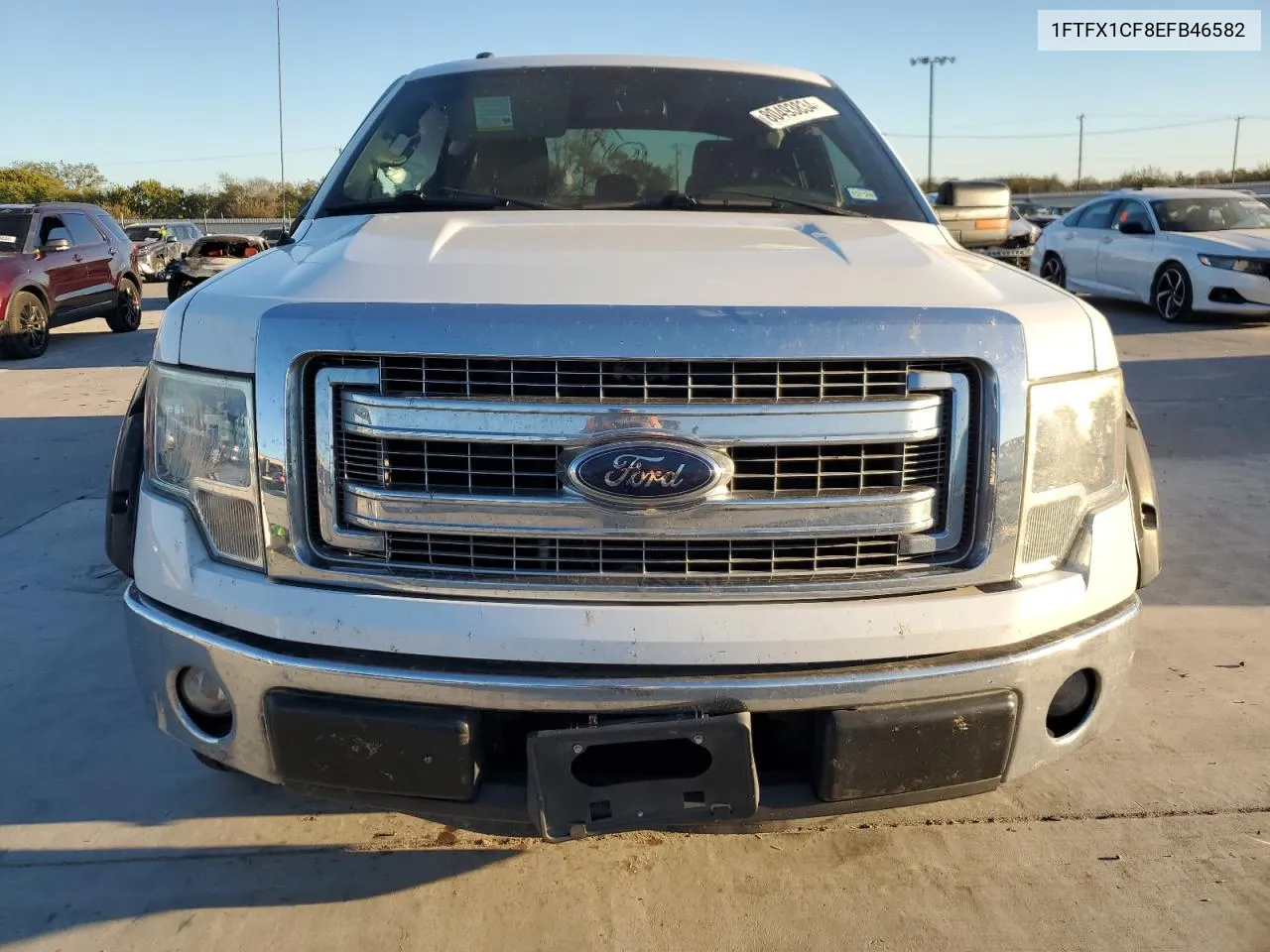 2014 Ford F150 Super Cab VIN: 1FTFX1CF8EFB46582 Lot: 80493834