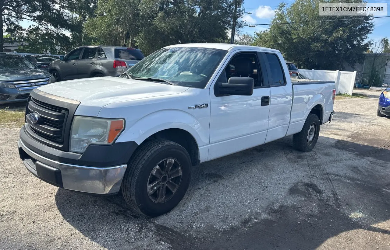 2014 Ford F150 Super Cab VIN: 1FTEX1CM7EFC48398 Lot: 80671464