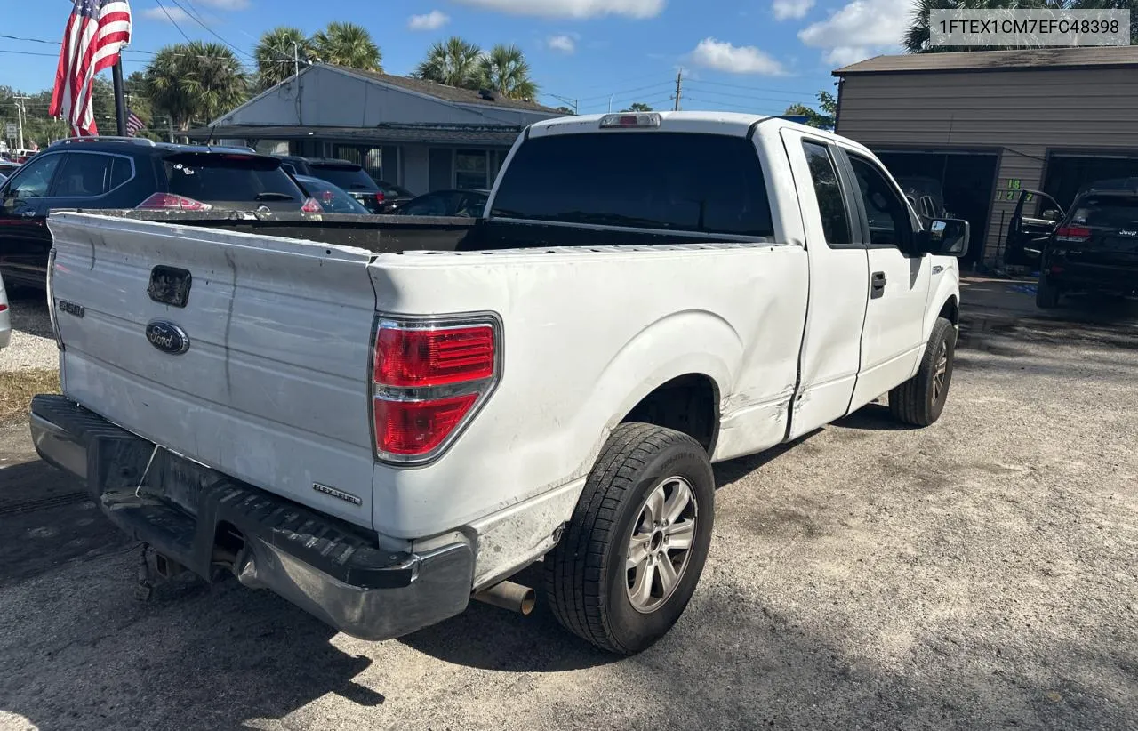 2014 Ford F150 Super Cab VIN: 1FTEX1CM7EFC48398 Lot: 80671464