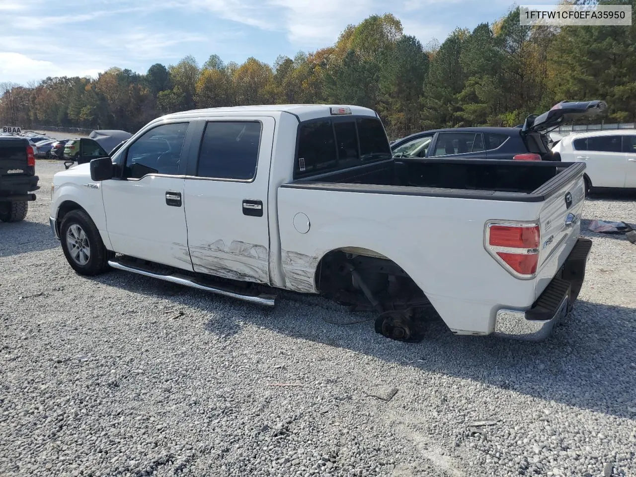 2014 Ford F150 Supercrew VIN: 1FTFW1CF0EFA35950 Lot: 80726294