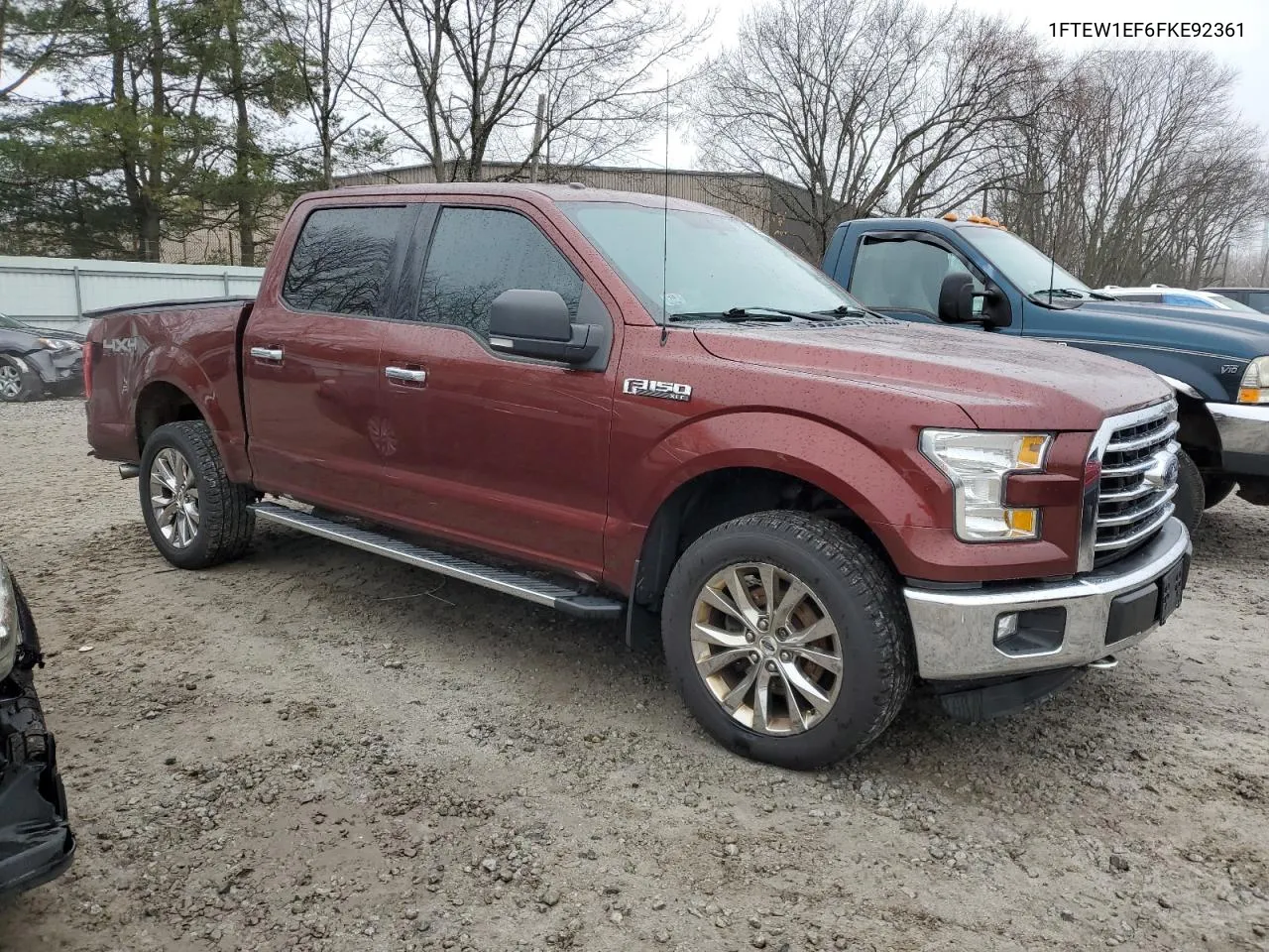 2015 Ford F150 Supercrew VIN: 1FTEW1EF6FKE92361 Lot: 50474934