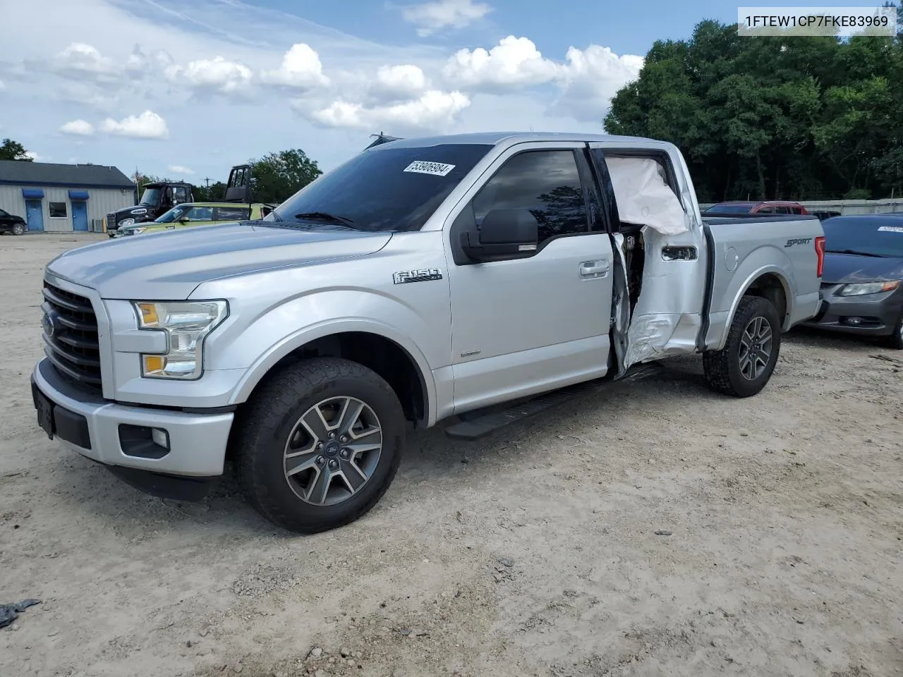 1FTEW1CP7FKE83969 2015 Ford F150 Supercrew