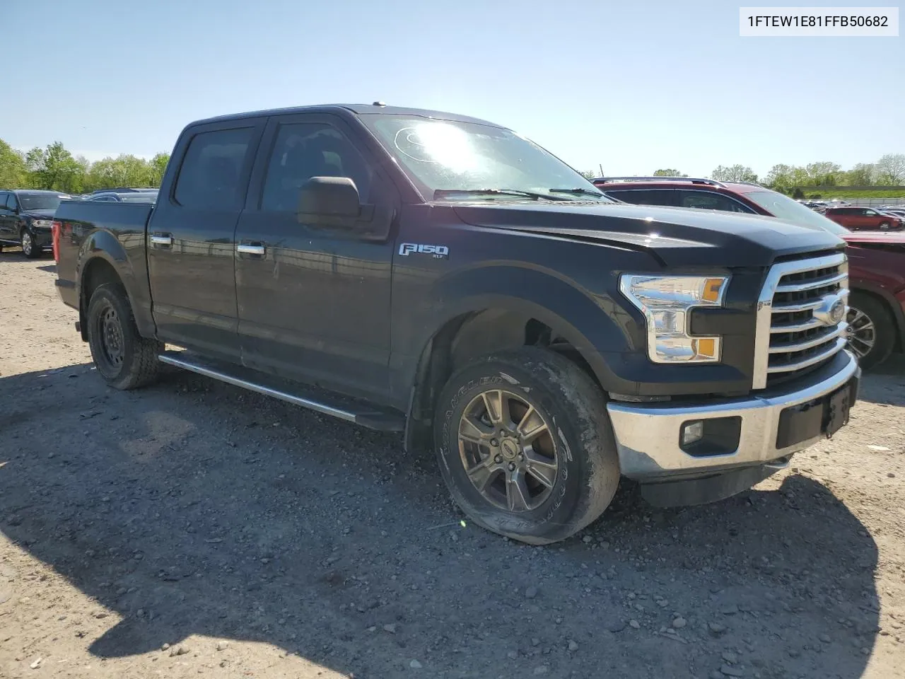 2015 Ford F150 Supercrew VIN: 1FTEW1E81FFB50682 Lot: 53955284