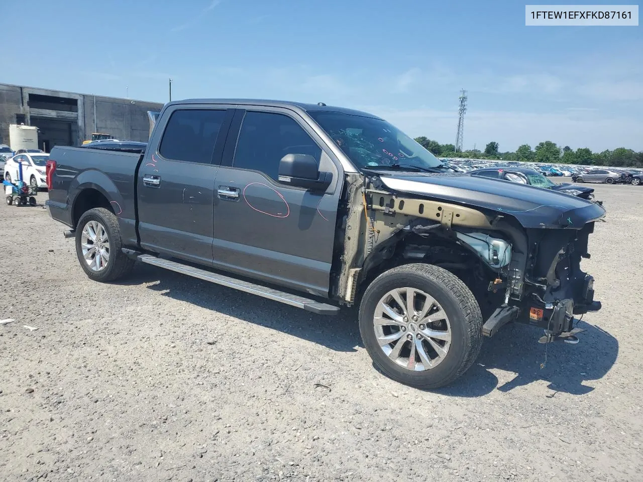 2015 Ford F150 Supercrew VIN: 1FTEW1EFXFKD87161 Lot: 54697704