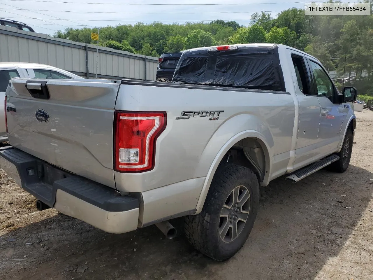 1FTEX1EP7FFB65434 2015 Ford F150 Super Cab