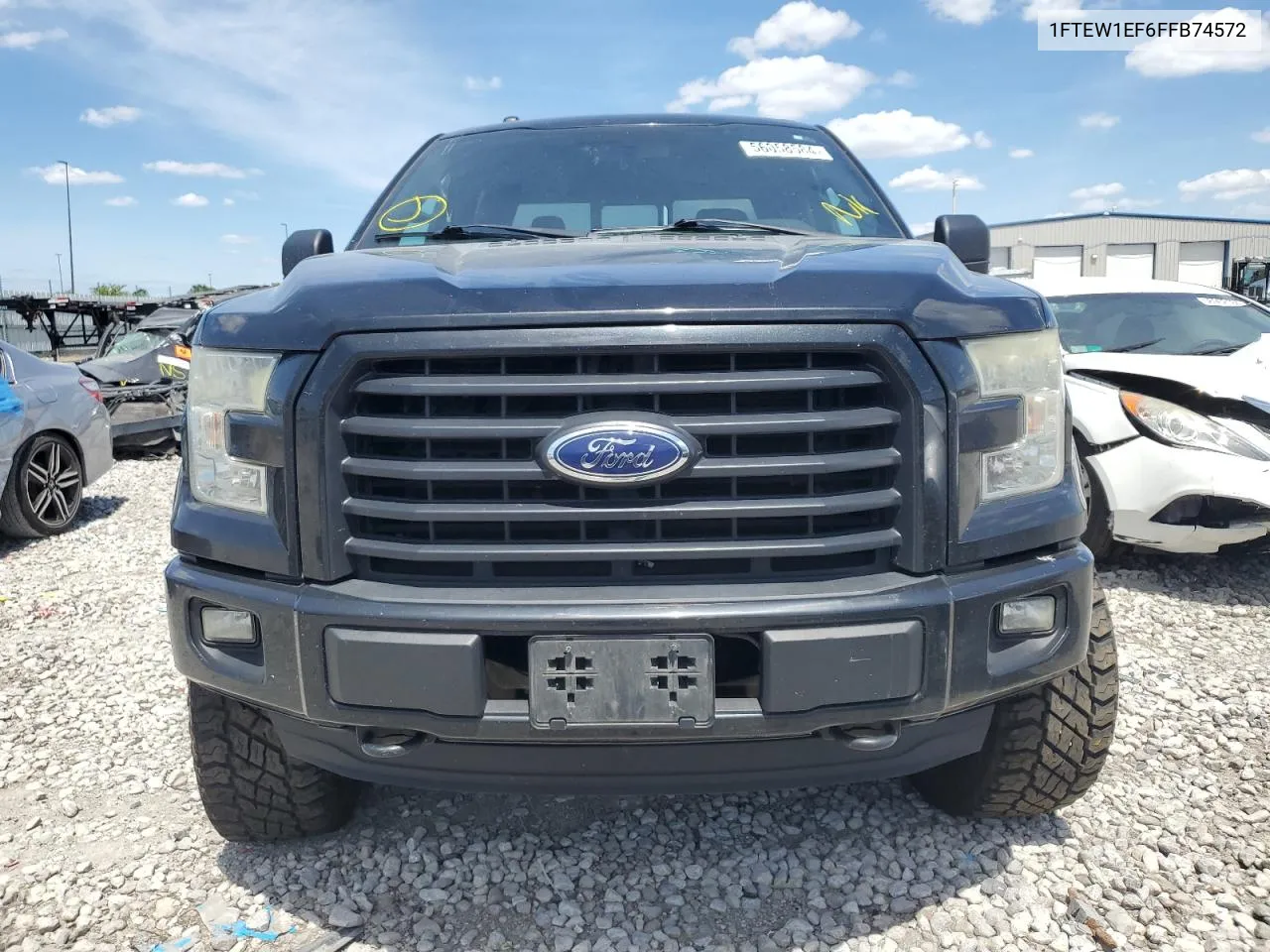 2015 Ford F150 Supercrew VIN: 1FTEW1EF6FFB74572 Lot: 56058584