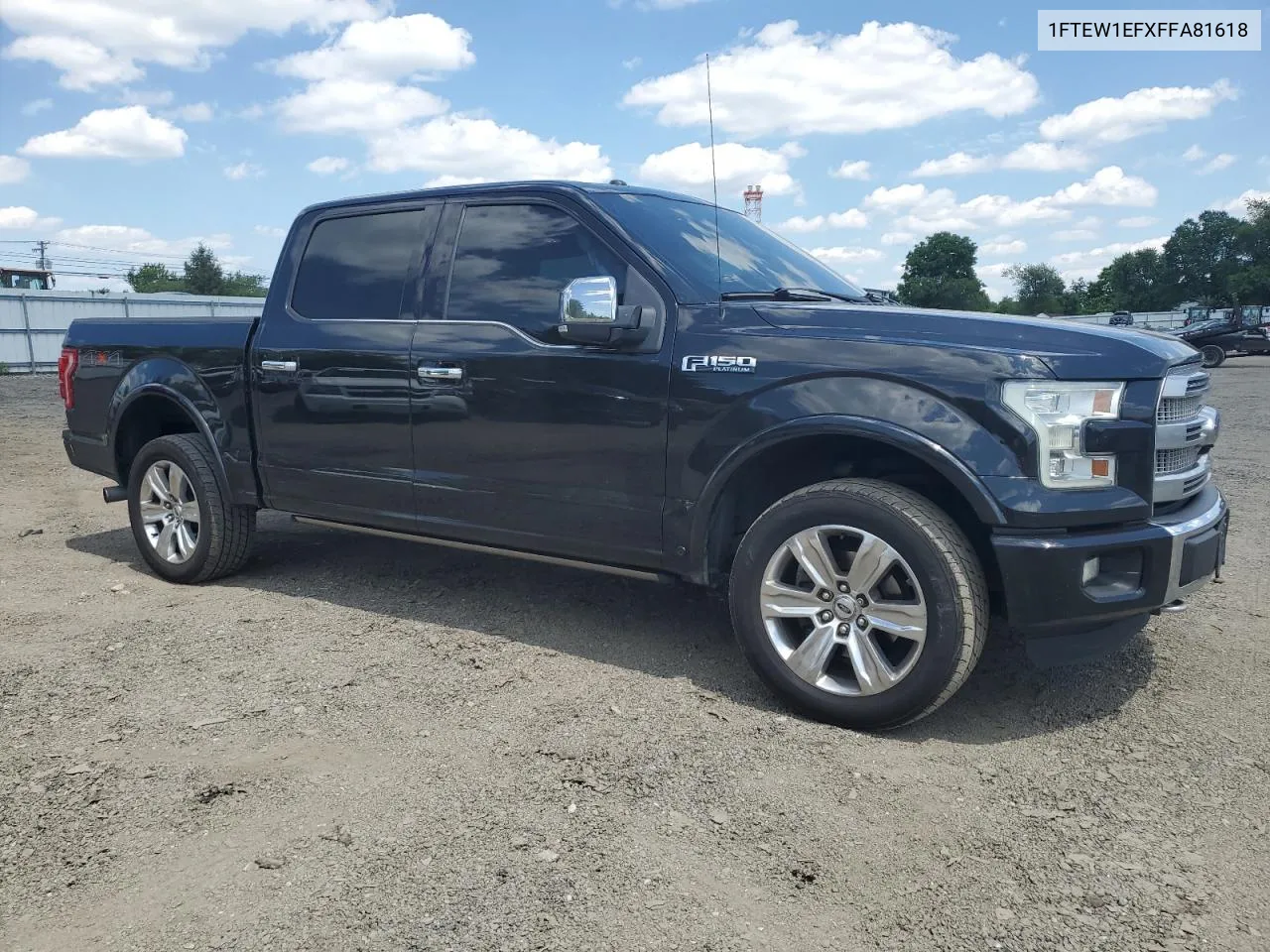 2015 Ford F150 Supercrew VIN: 1FTEW1EFXFFA81618 Lot: 58722364