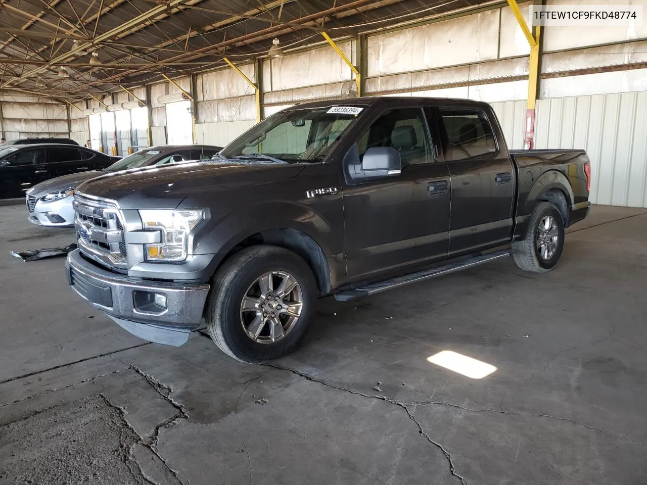 2015 Ford F150 Supercrew VIN: 1FTEW1CF9FKD48774 Lot: 59236394