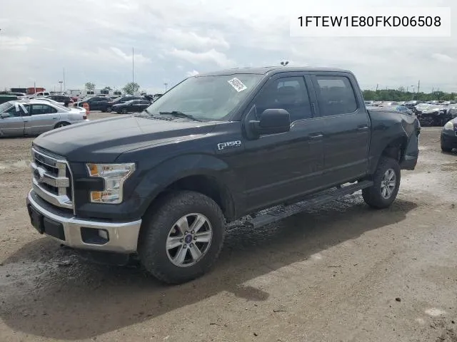 2015 Ford F150 Supercrew VIN: 1FTEW1E80FKD06508 Lot: 60120864