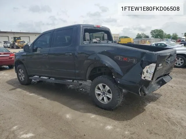 1FTEW1E80FKD06508 2015 Ford F150 Supercrew