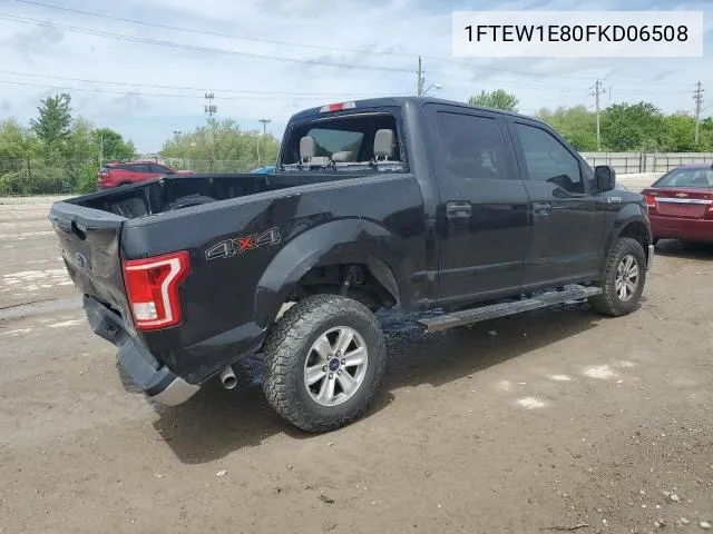 1FTEW1E80FKD06508 2015 Ford F150 Supercrew