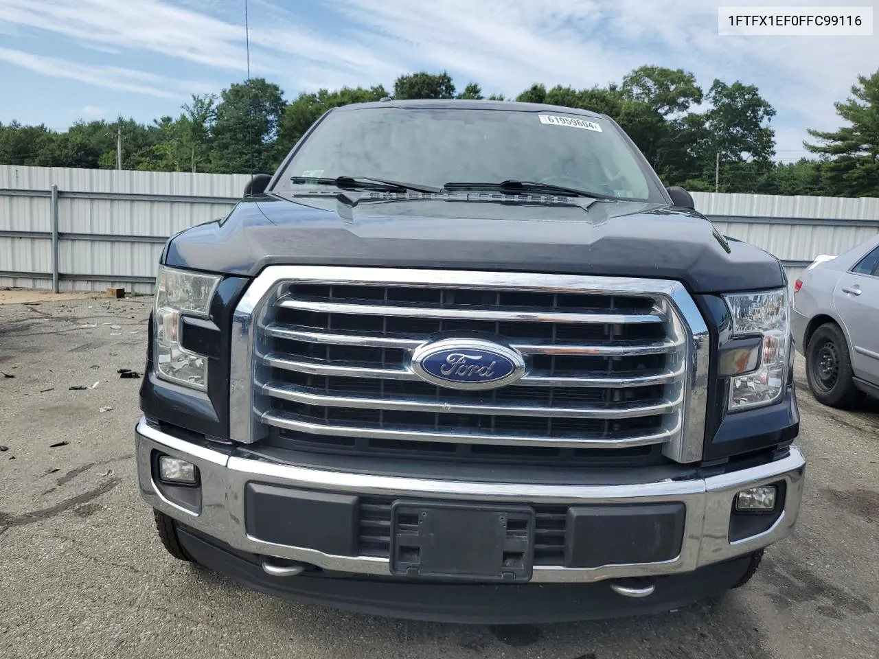 2015 Ford F150 Super Cab VIN: 1FTFX1EF0FFC99116 Lot: 61959604