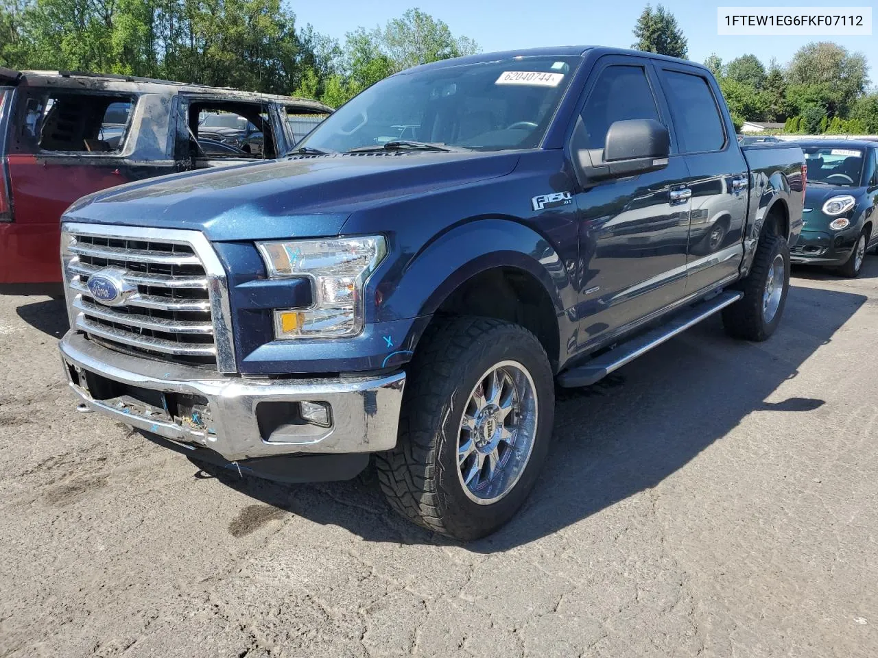 2015 Ford F150 Supercrew VIN: 1FTEW1EG6FKF07112 Lot: 62040744