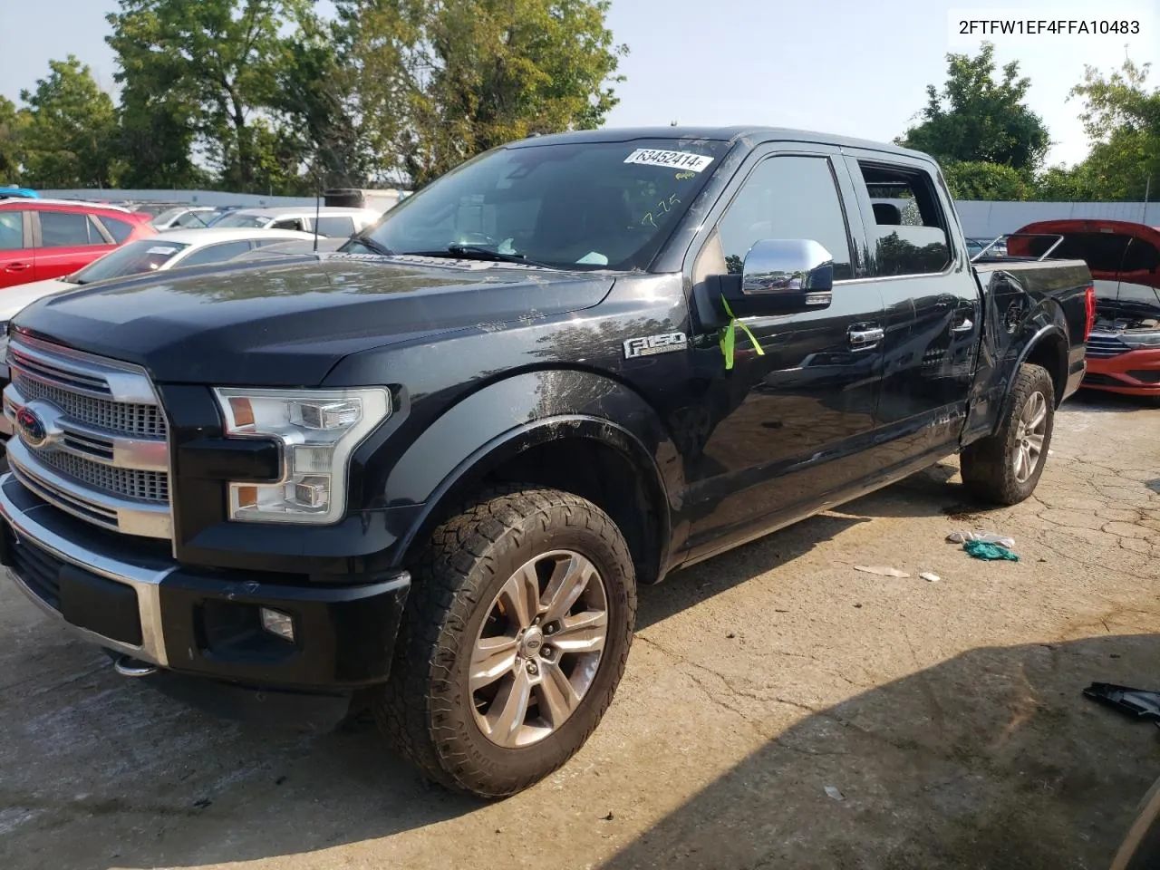 2FTFW1EF4FFA10483 2015 Ford F150 Super