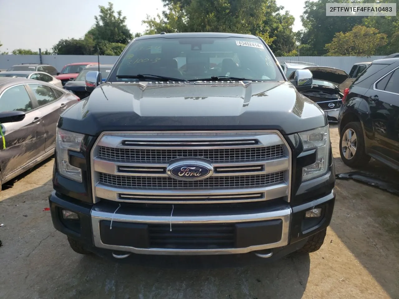 2FTFW1EF4FFA10483 2015 Ford F150 Super