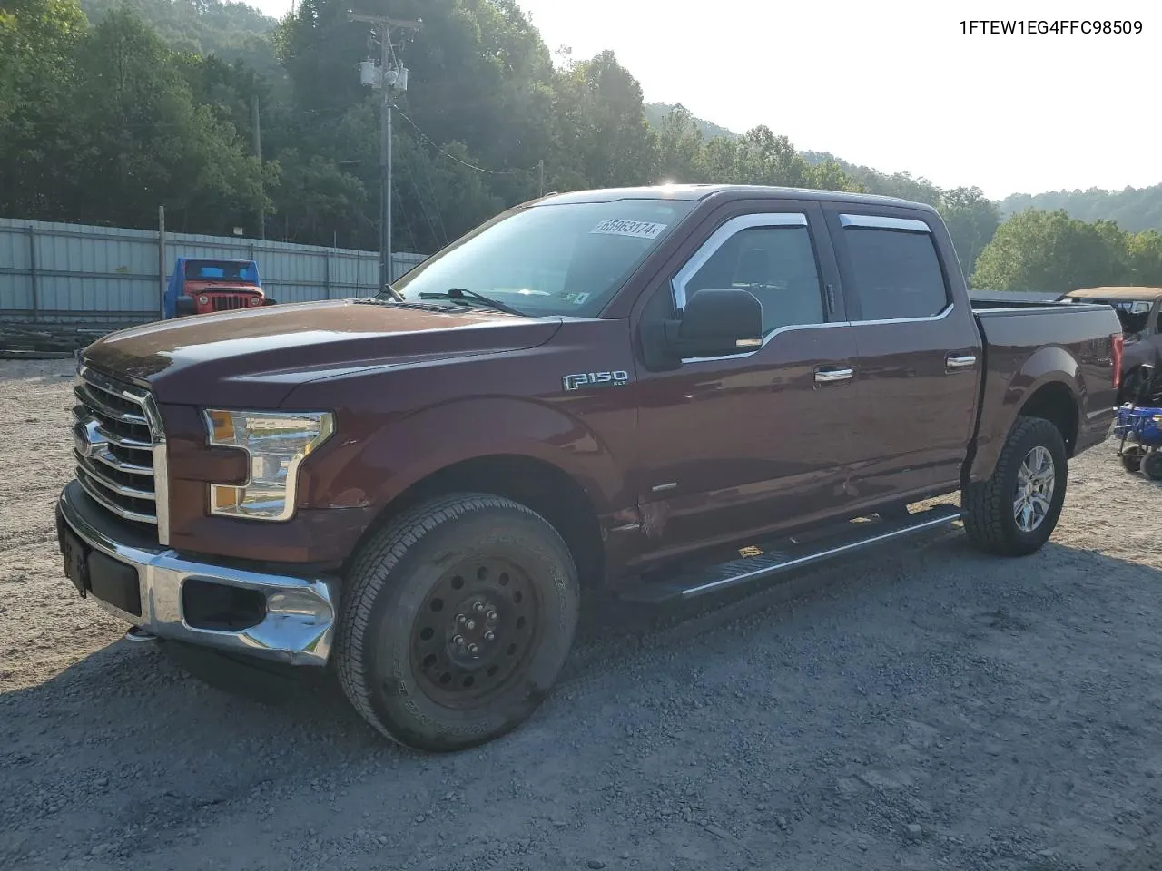 2015 Ford F150 Supercrew VIN: 1FTEW1EG4FFC98509 Lot: 65963174