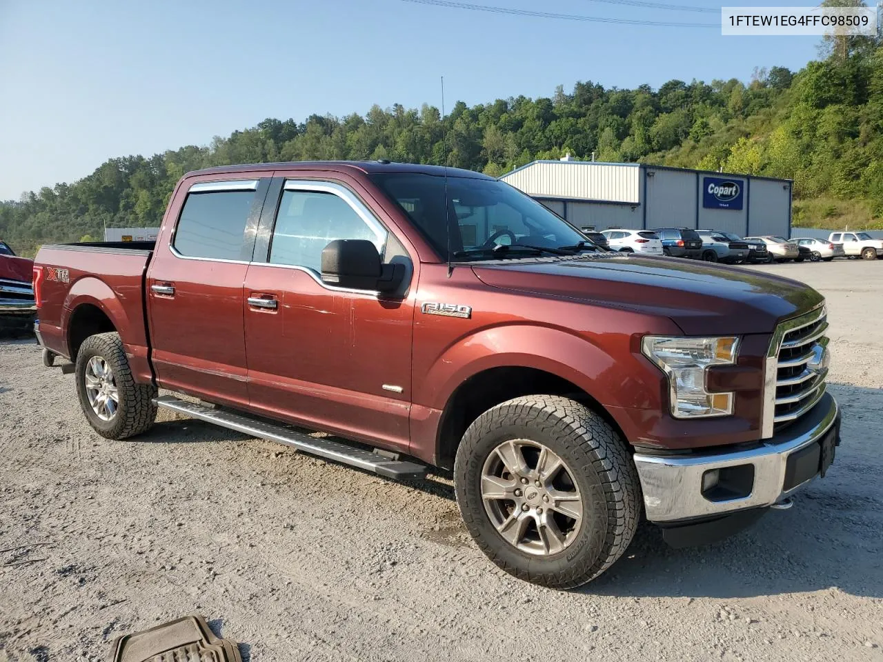 2015 Ford F150 Supercrew VIN: 1FTEW1EG4FFC98509 Lot: 65963174