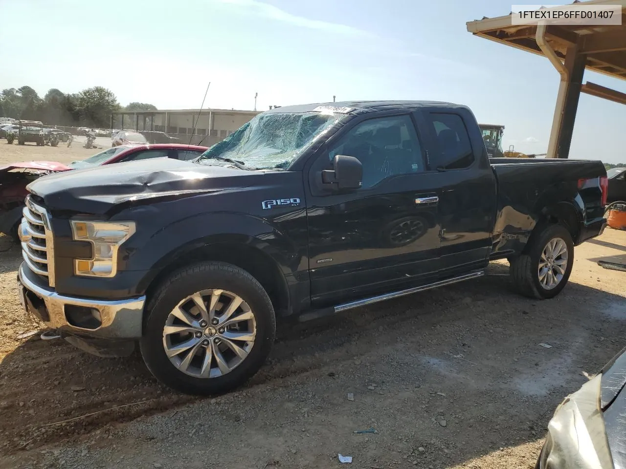 2015 Ford F150 Super Cab VIN: 1FTEX1EP6FFD01407 Lot: 67047884