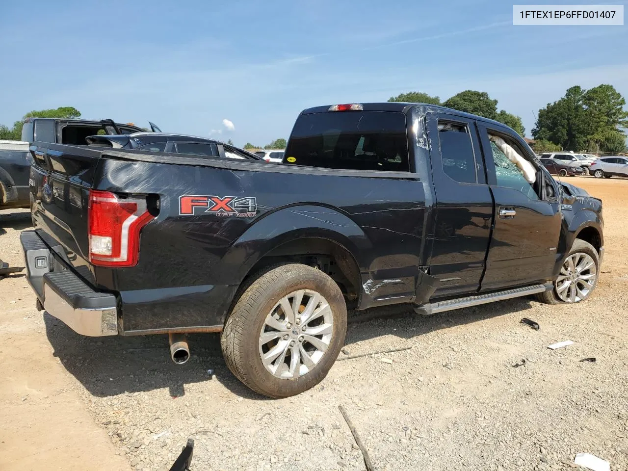 2015 Ford F150 Super Cab VIN: 1FTEX1EP6FFD01407 Lot: 67047884