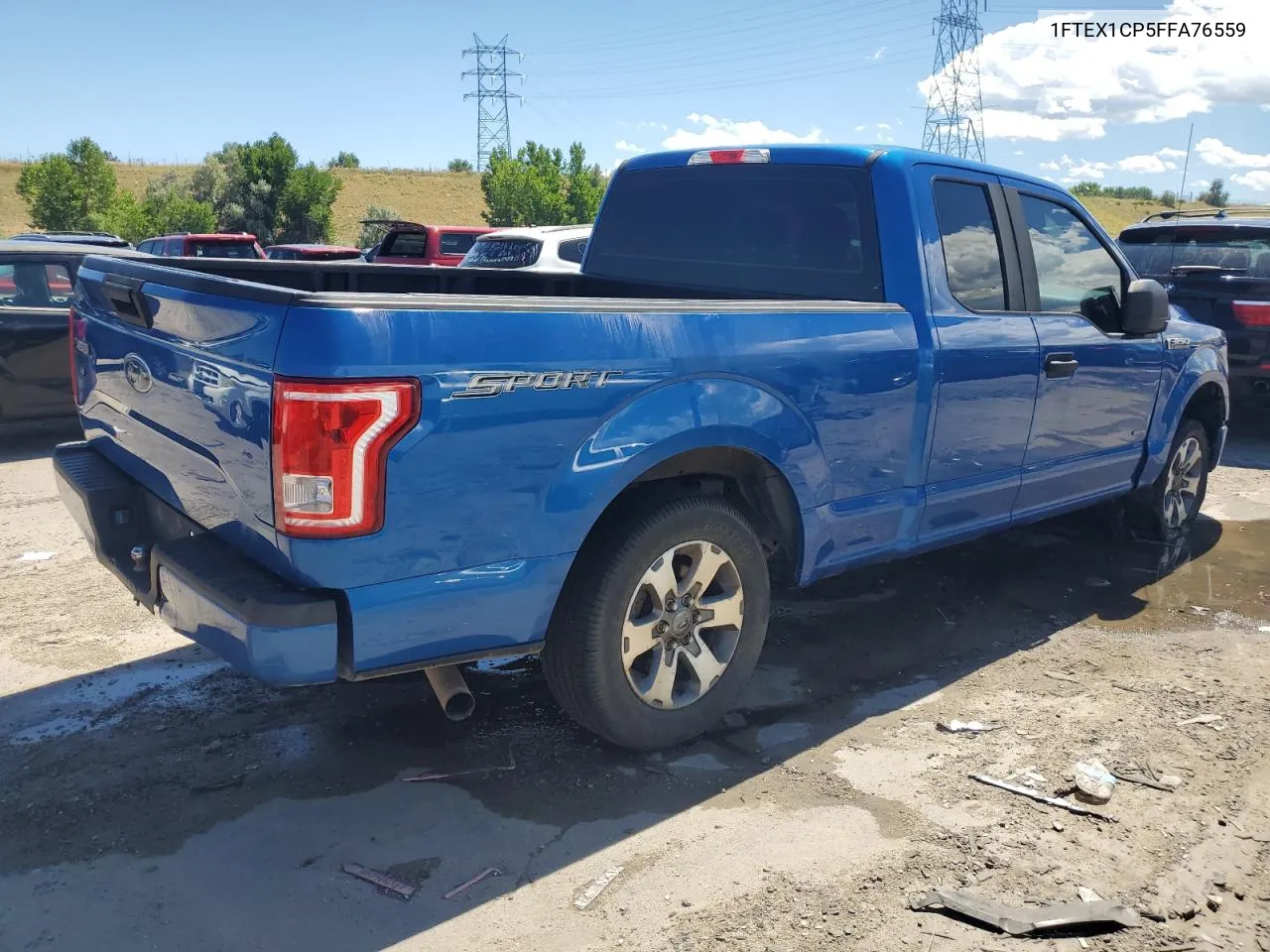 1FTEX1CP5FFA76559 2015 Ford F150 Super Cab