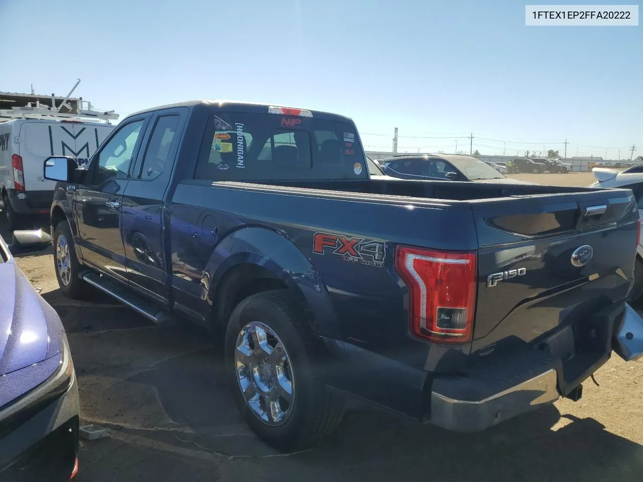 1FTEX1EP2FFA20222 2015 Ford F150 Super Cab