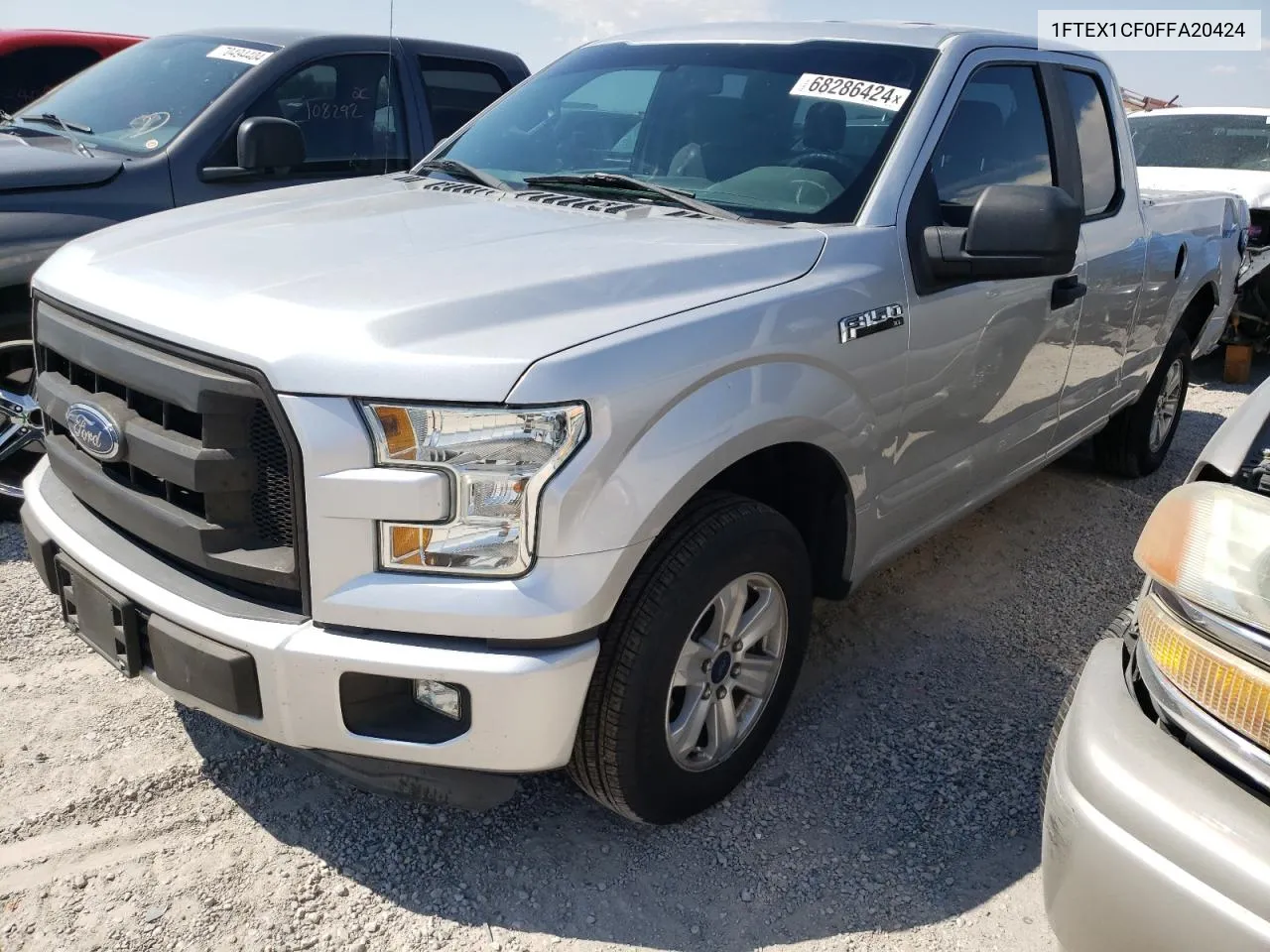 1FTEX1CF0FFA20424 2015 Ford F150 Super Cab